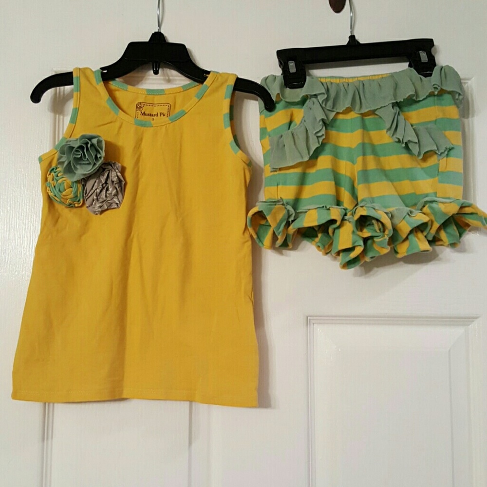 Mustard Pie Top & Short Set