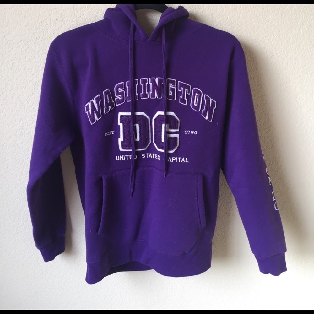 Washington DC purple hoodie