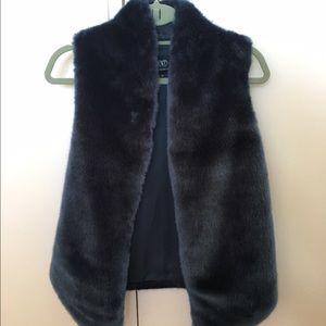 Tart Blue Fur Vest