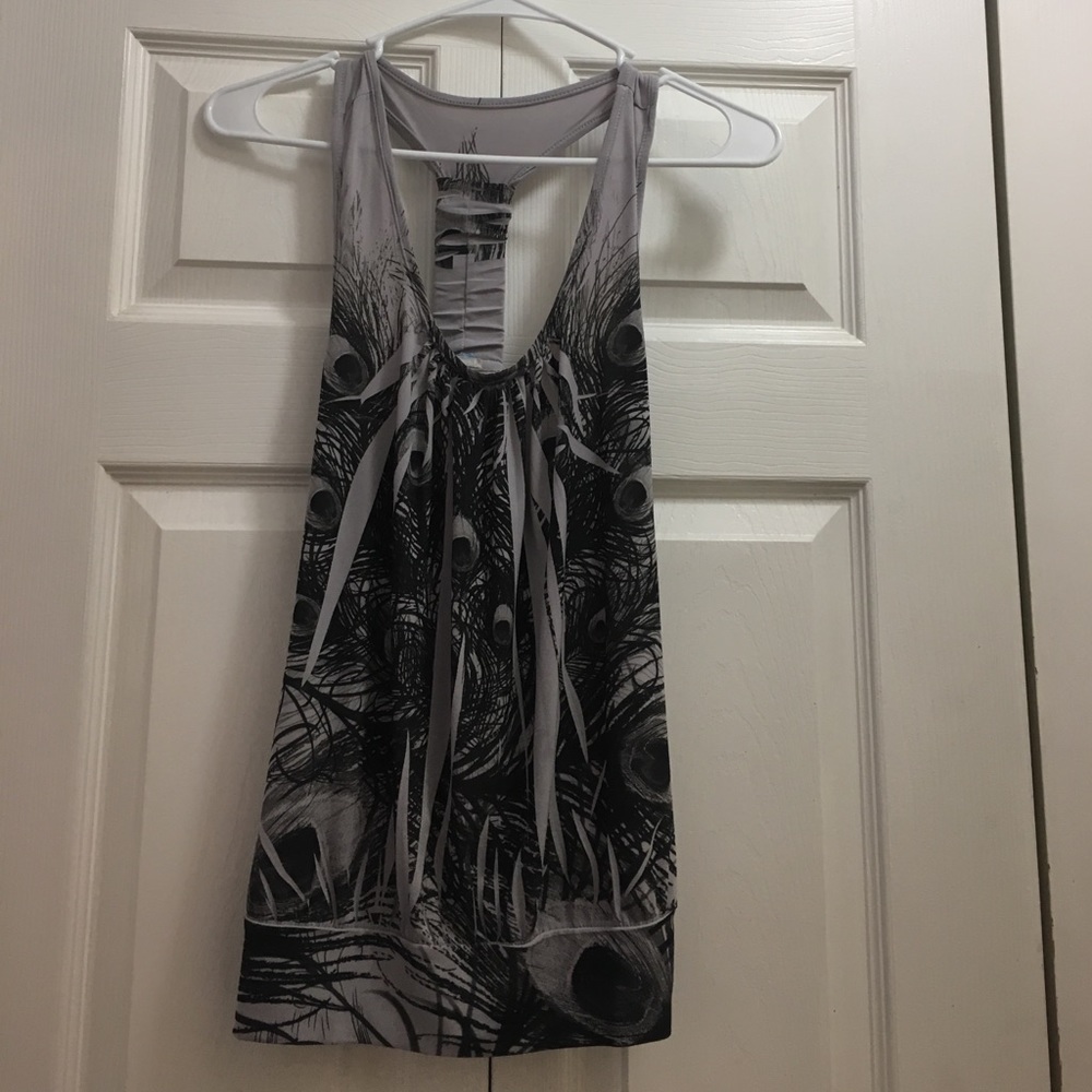 Open back shirt