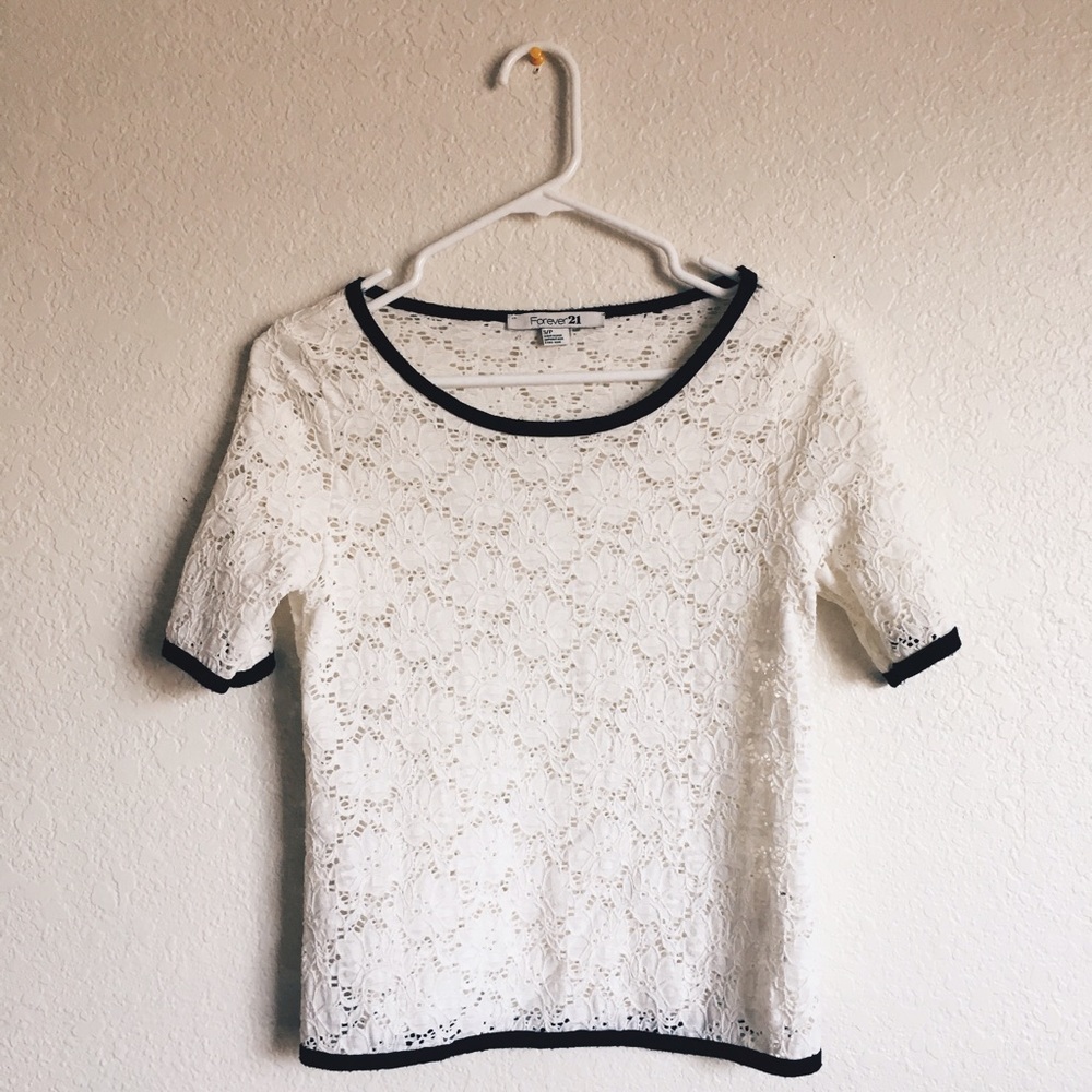 F21 Lace Shirt