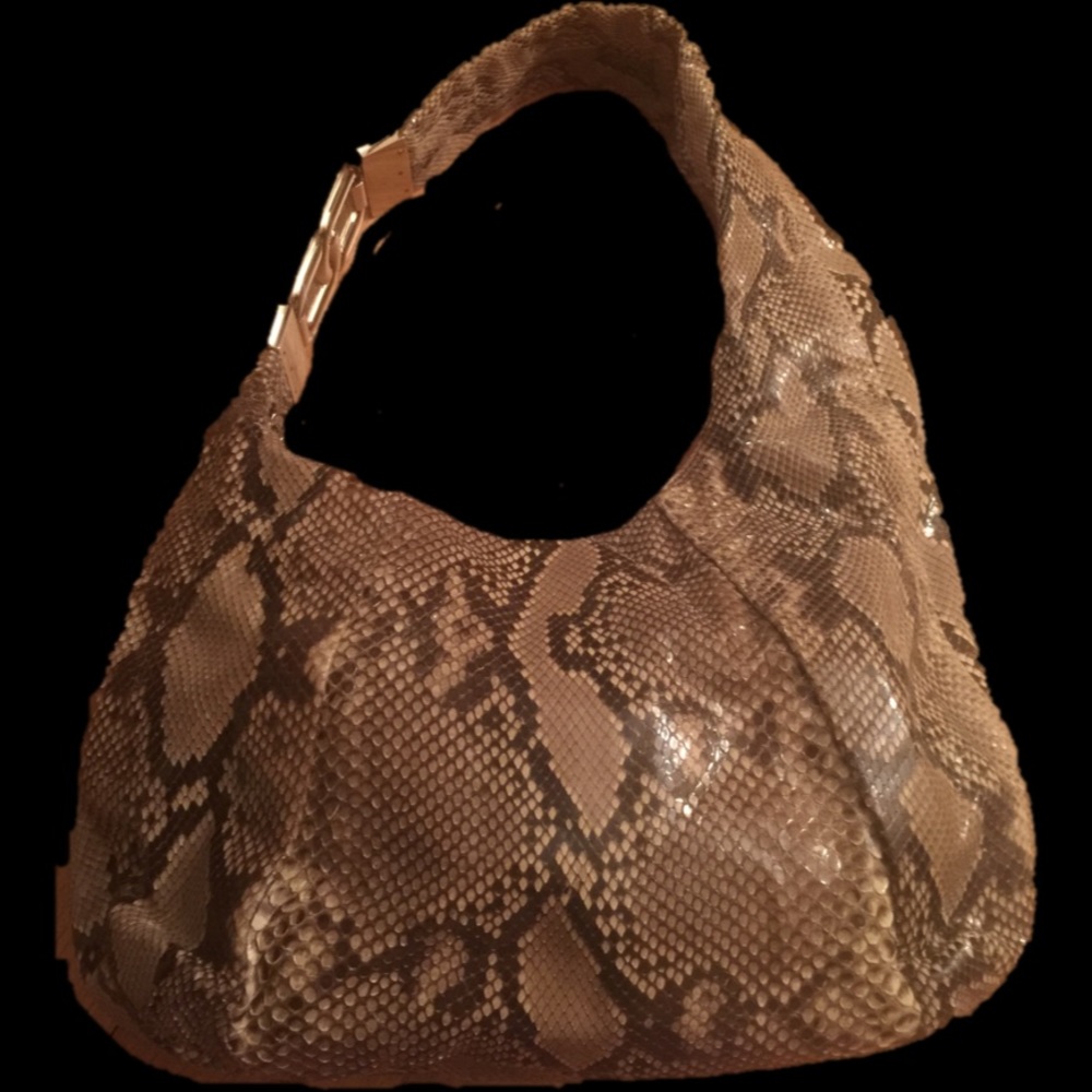 👜Michael Kors Suzy Collection Hobo 100% Python