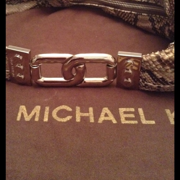 👜Michael Kors Suzy Collection Hobo 100% Python - Picture 5 of 8