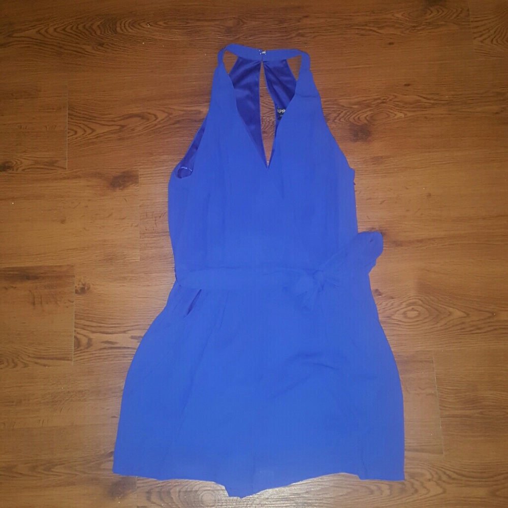 Express Faux Wrap Romper