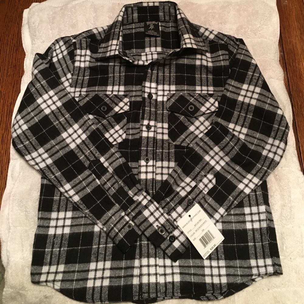 Boys flannel shirt NWT