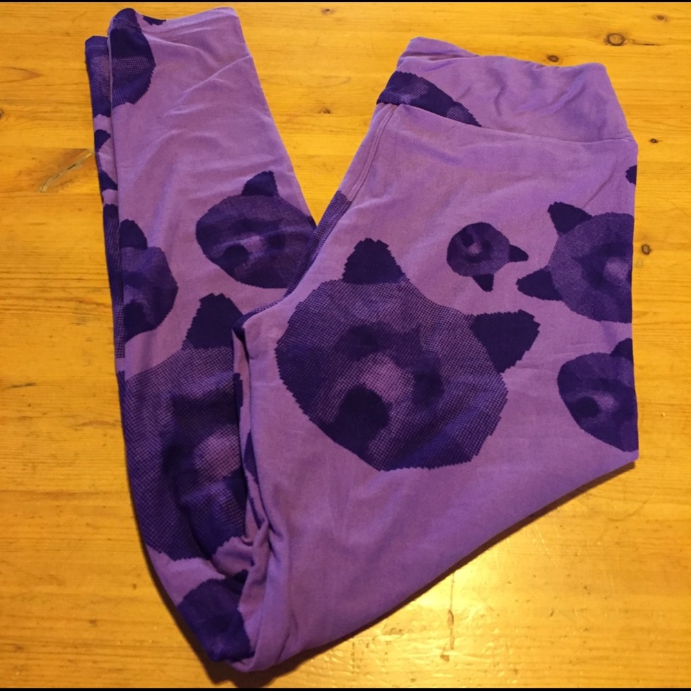 🎉SALE🎉BNWT LULAROE PURPLE PANDA 🐼 BEAR OS