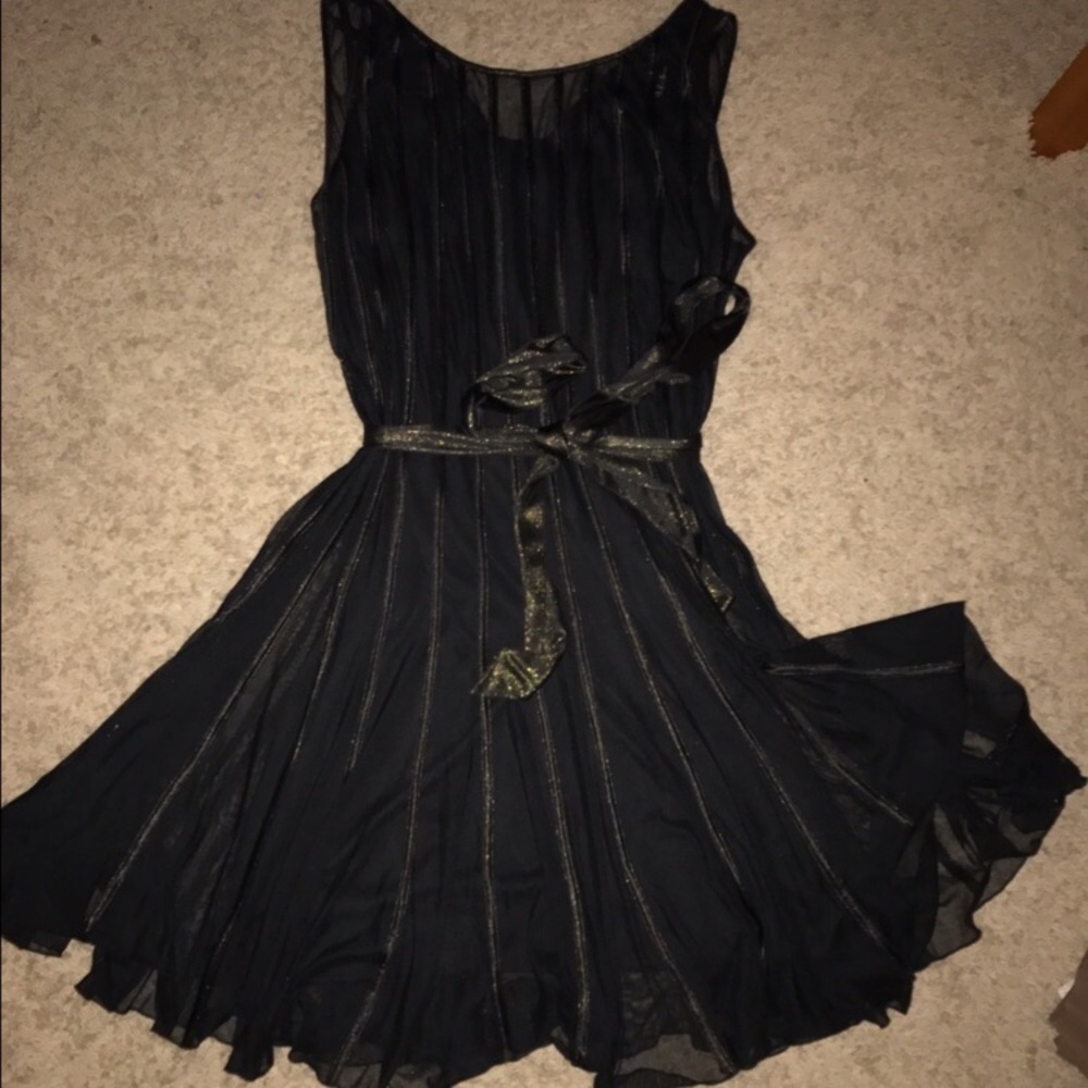 Sparkly flowy cocktail dress