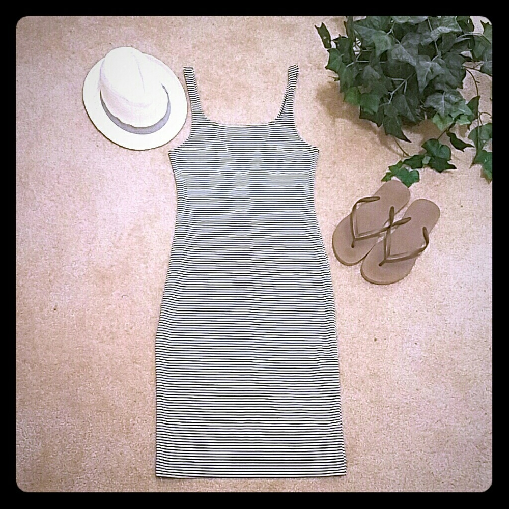 ZARA Striped Bodycon Dress