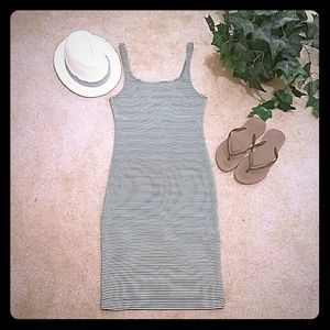 ZARA Striped Bodycon Dress