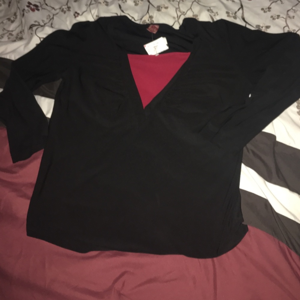 Fashion One Top Black/Red