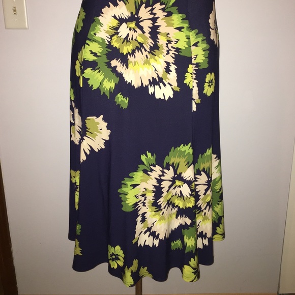 Jones NY Floral Print A-Line Dress size 16 - Picture 4 of 8