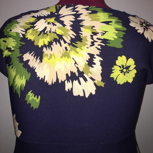 Jones NY Floral Print A-Line Dress size 16 - Picture 7 of 8