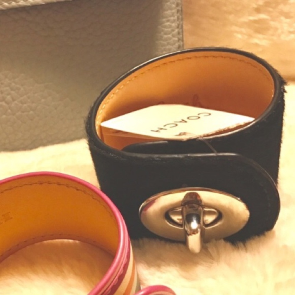 Reserved Coach Black Bracelet