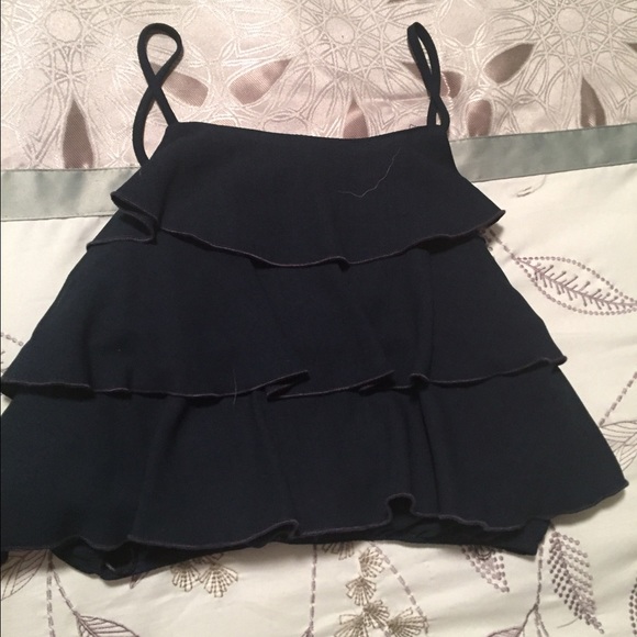 Navy Blue crop top - Picture 2 of 3