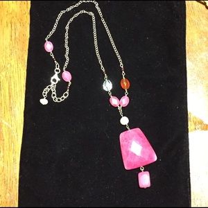 Silpada Sterling Silver Pink Pendant