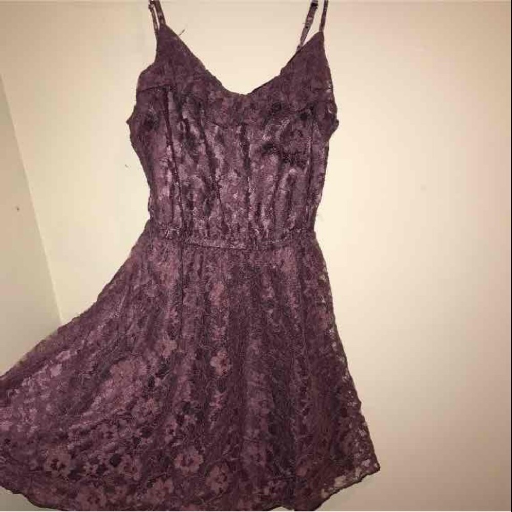 H & M Purple Lace Summer Formal Dress