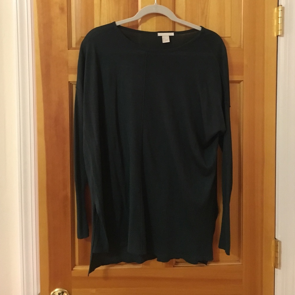 Dark green sweater