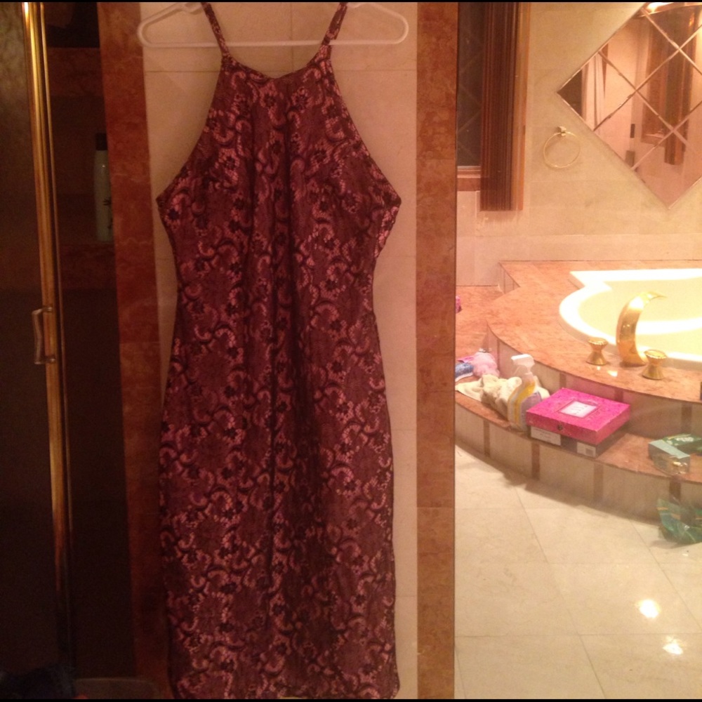 Tatyana pink and black lace XXL dress BNWT!!