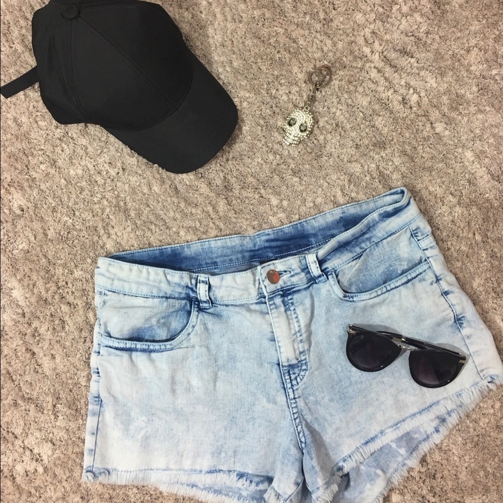 Denim shorts