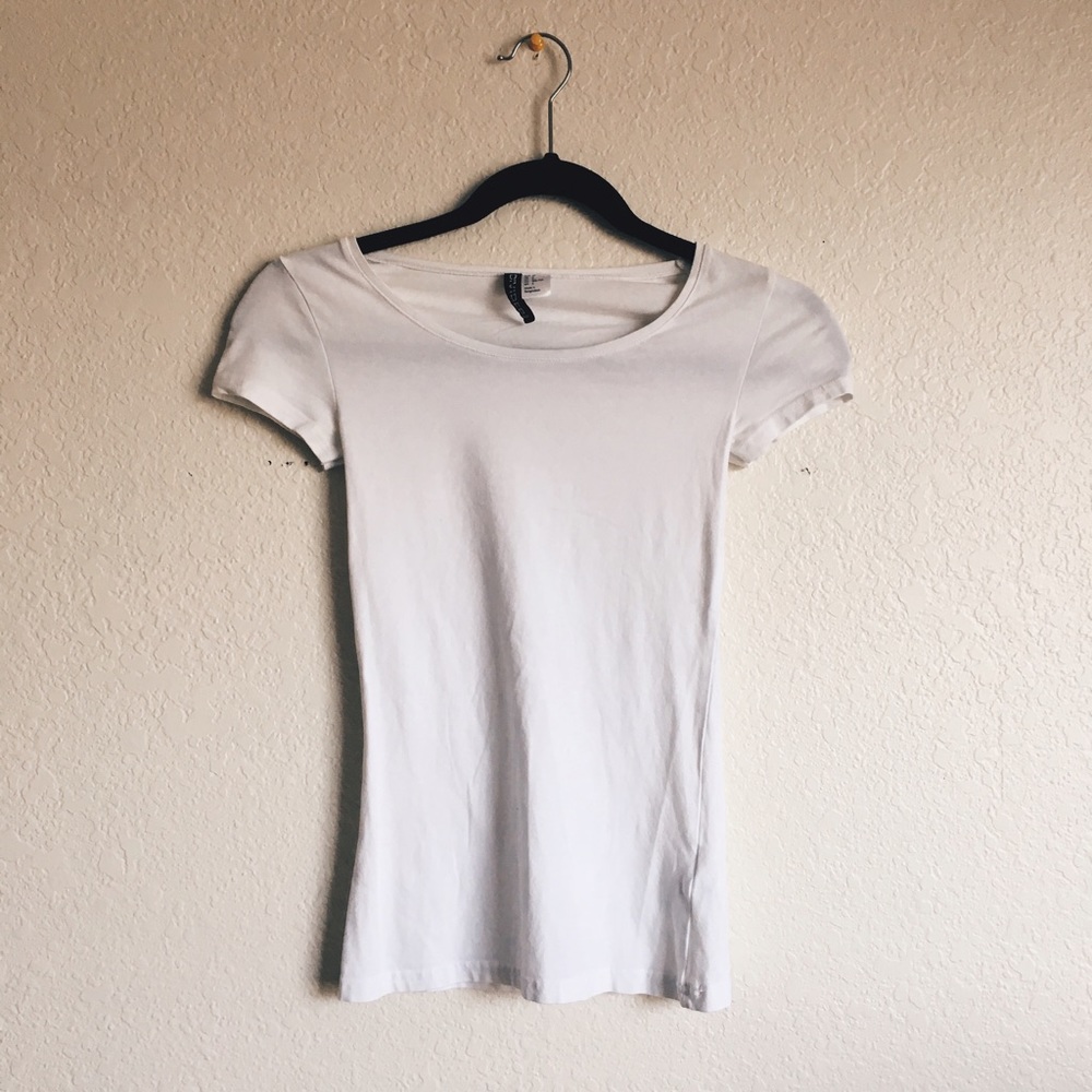 White Basic Tee Shirt