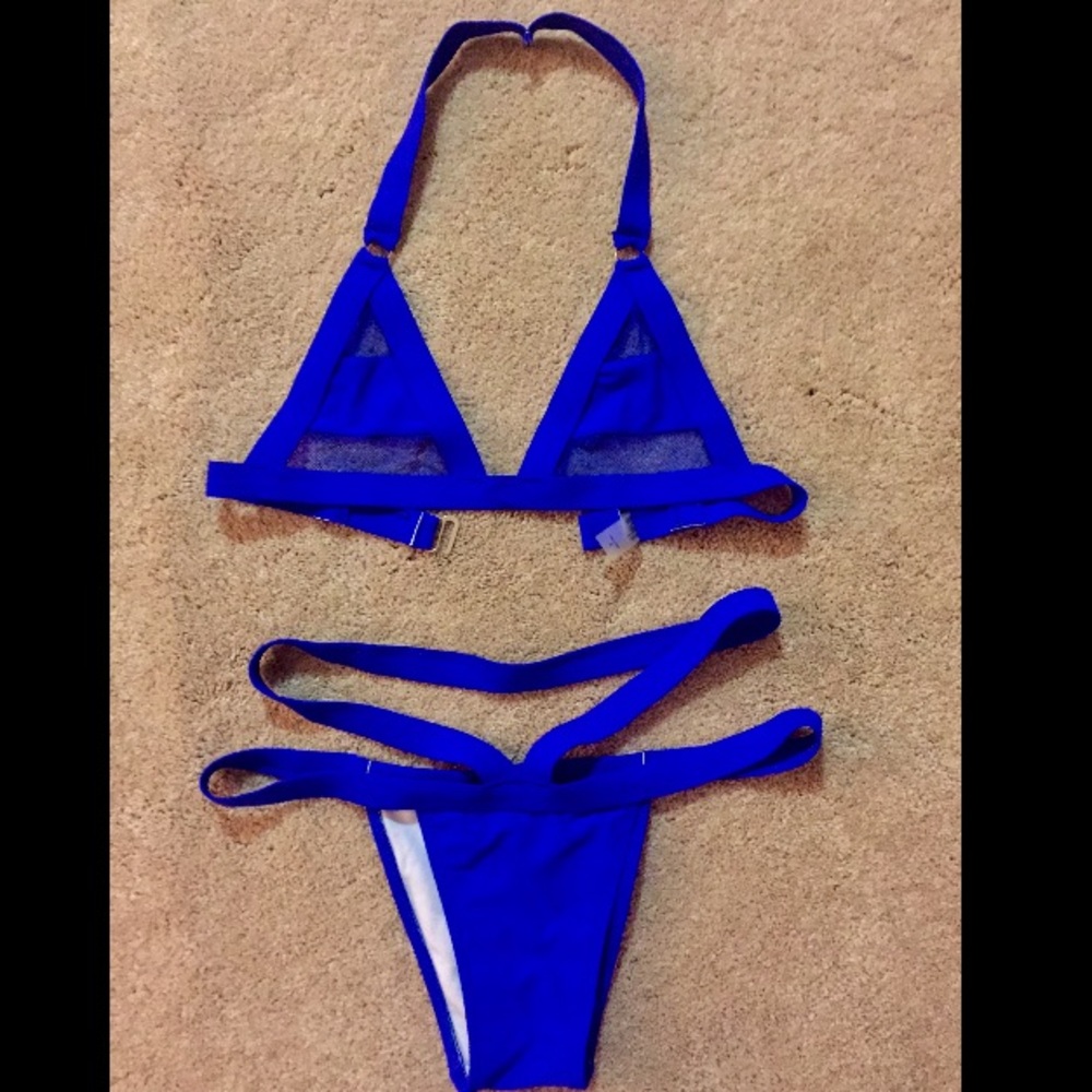 Royal blue bikini