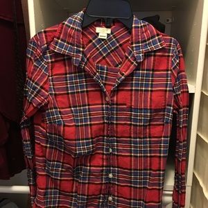 💰PRICE DROP💰J.Crew Plaid Lt. Weight Button XS