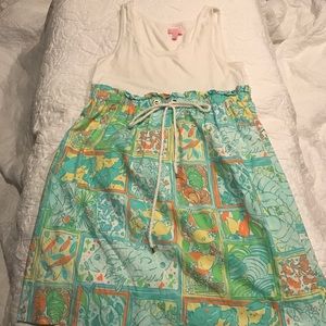 Lilly Pulitzer Cinched Waist Print Dress