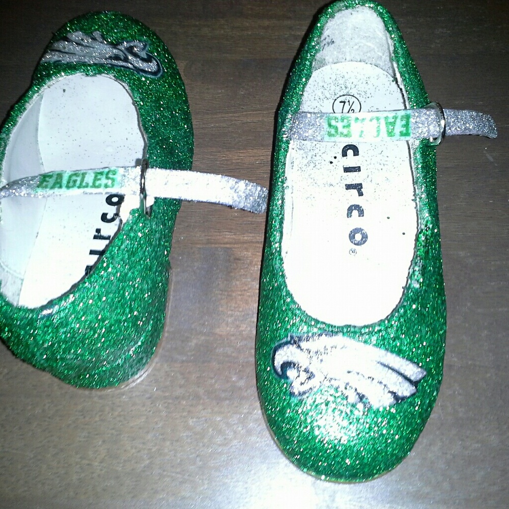 CUSTOM DESIGN GIRLS PHILADELPHIA EAGLES SHOES