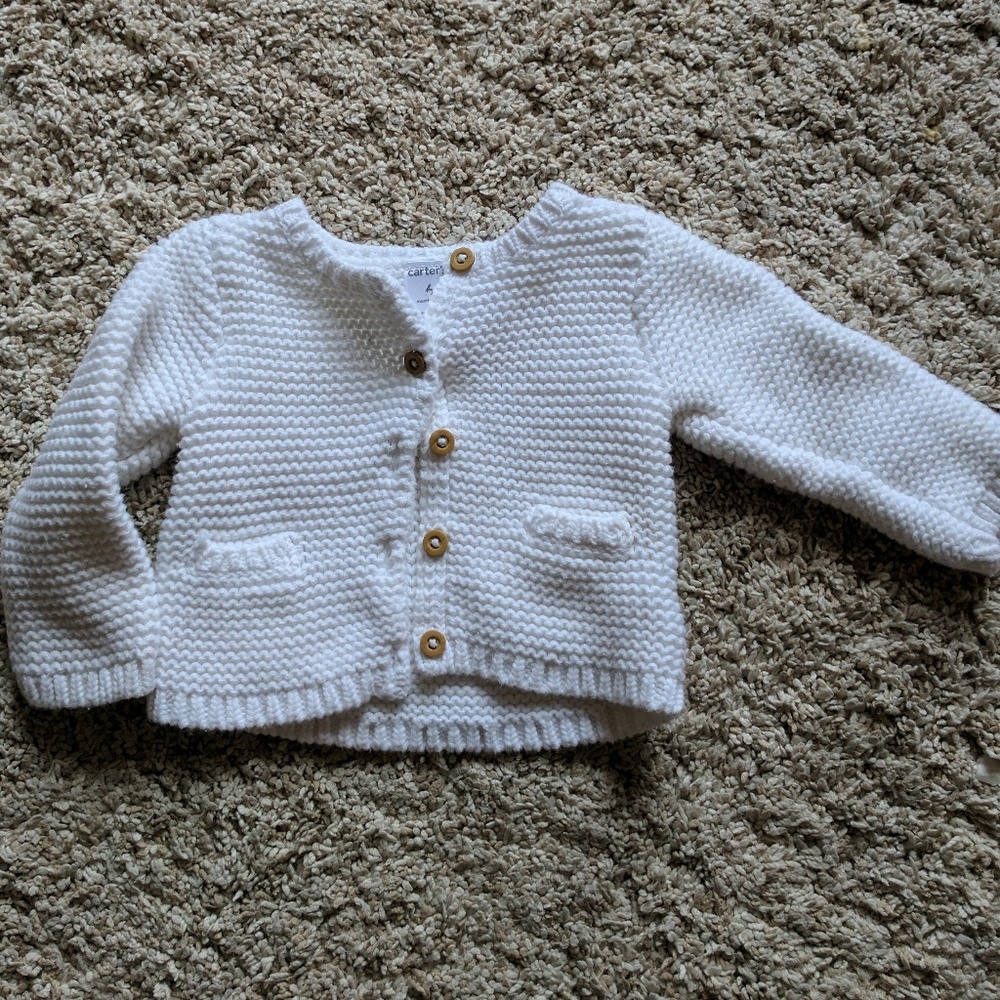 Carters knitted baby jacket