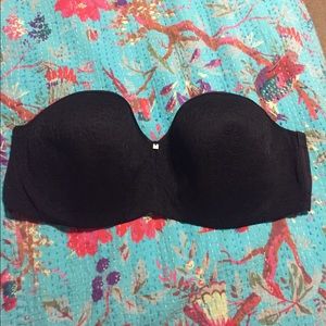 Natori Black Strapless Bra 36G