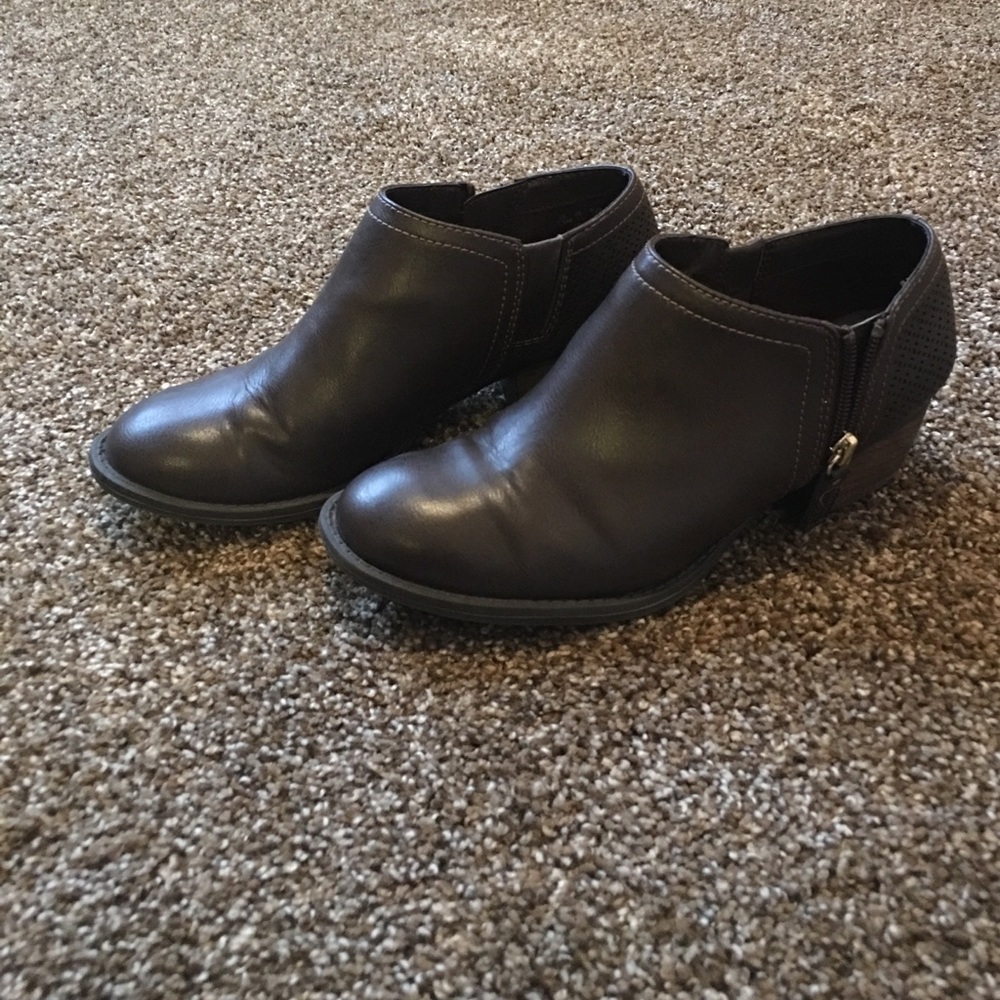 Brown Dr Scholl's Ankle Booties