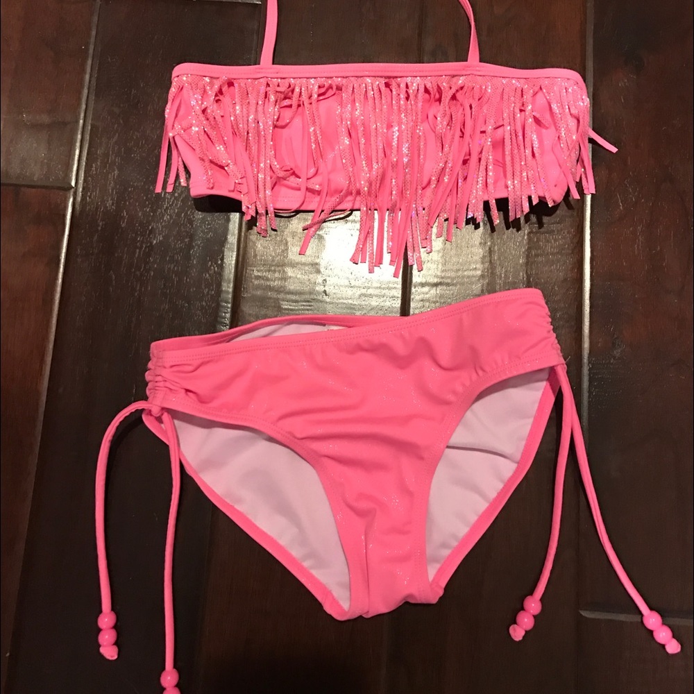 Girl's fringe bikini