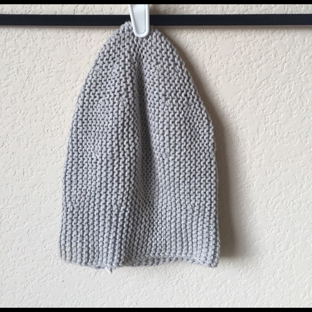 Grey Knitted Beanie