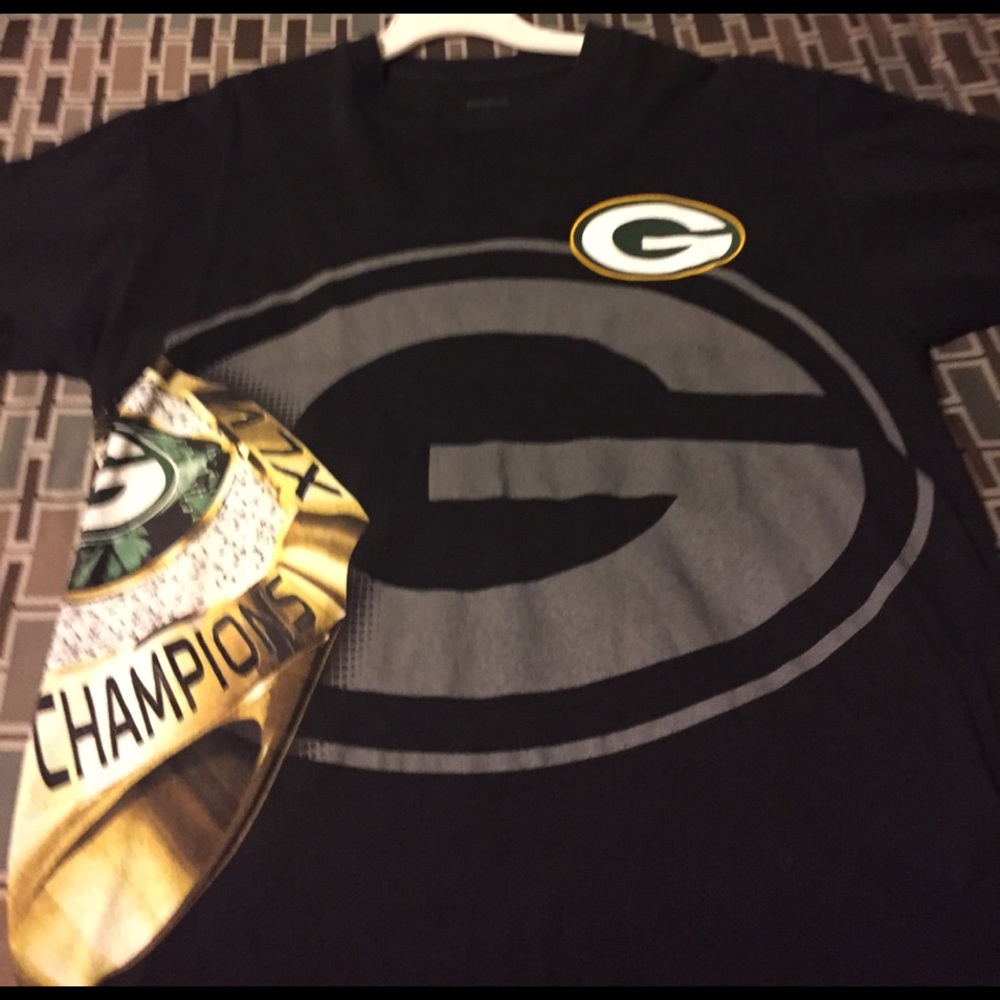 Reebok Green Bay Packers T Shirt Ring
