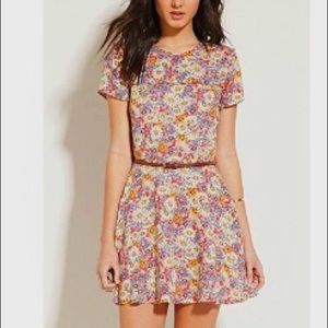 Floral dress.