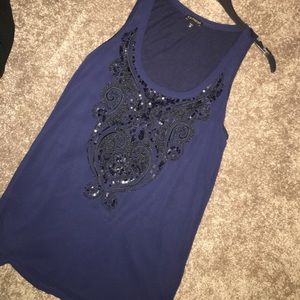 NWOT EXPRESS EMBELLISHED TOP