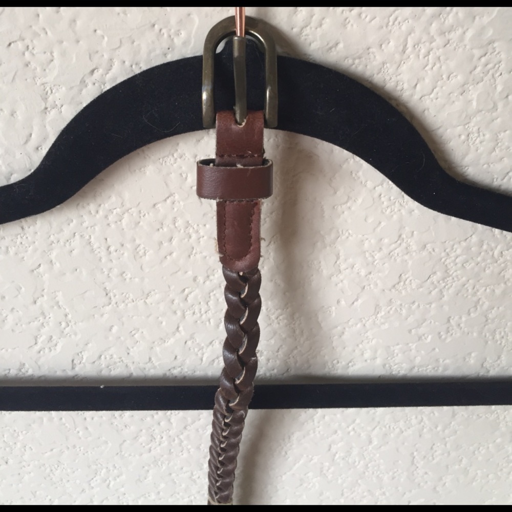 Braided Brown Belt