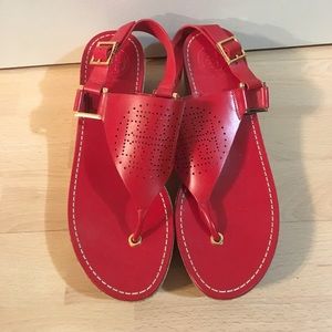 Vintage Tory Burch wedge sandals
