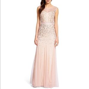 Adrianna Papell Illusion Gown