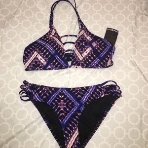 Hurley two piece swim suit.
