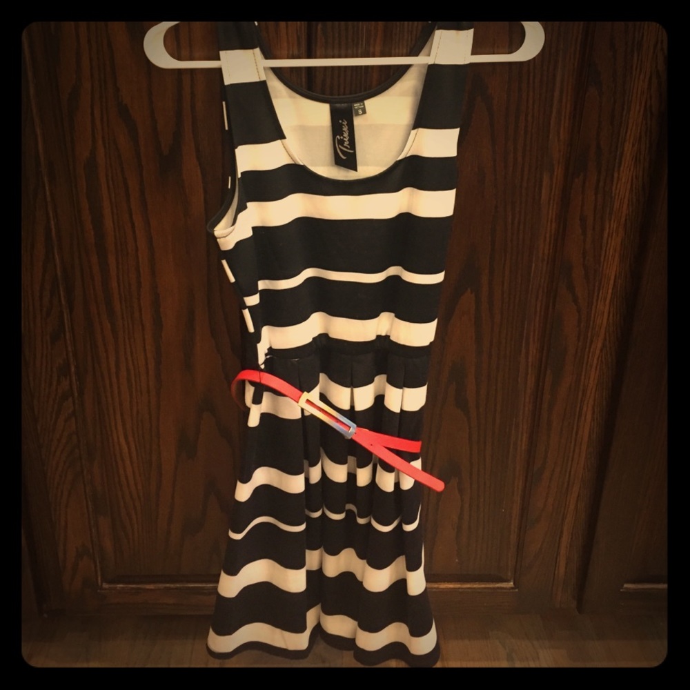 Black and white dress