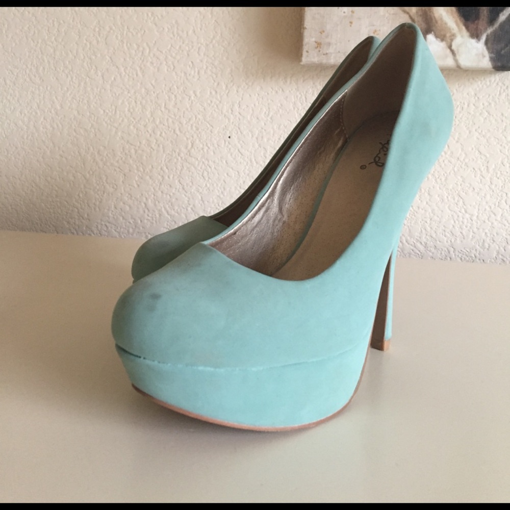 Turquoise Heels