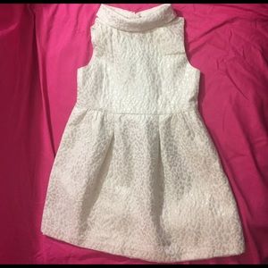 Adorable sleeveless animal print dress