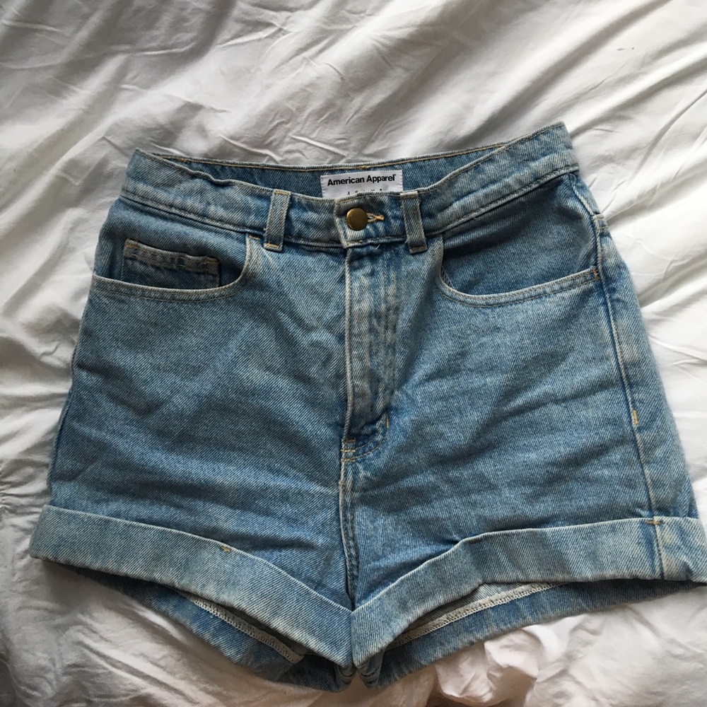 AA High Waisted Jean Shorts