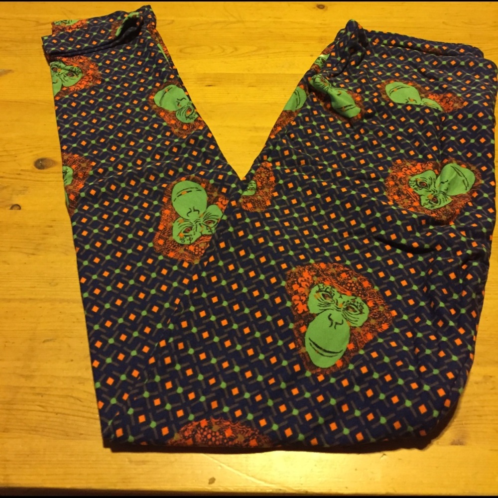 BNWT LULAROE CHIMPANZEES OS LEGGINGS