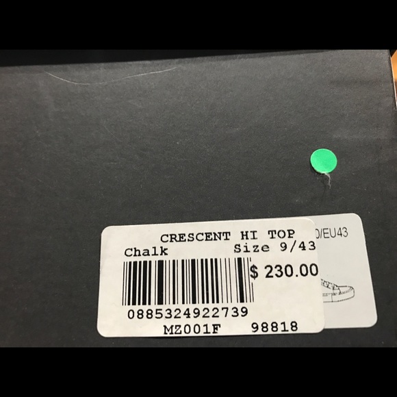 ALL SAINTS Crescent Hi Tops, Size 9 - Picture 5 of 6