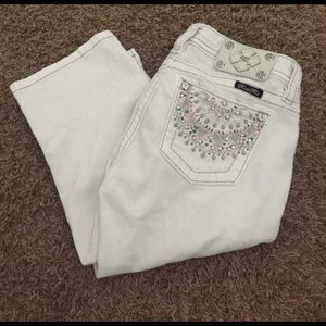 Miss me jeans size 14 white
