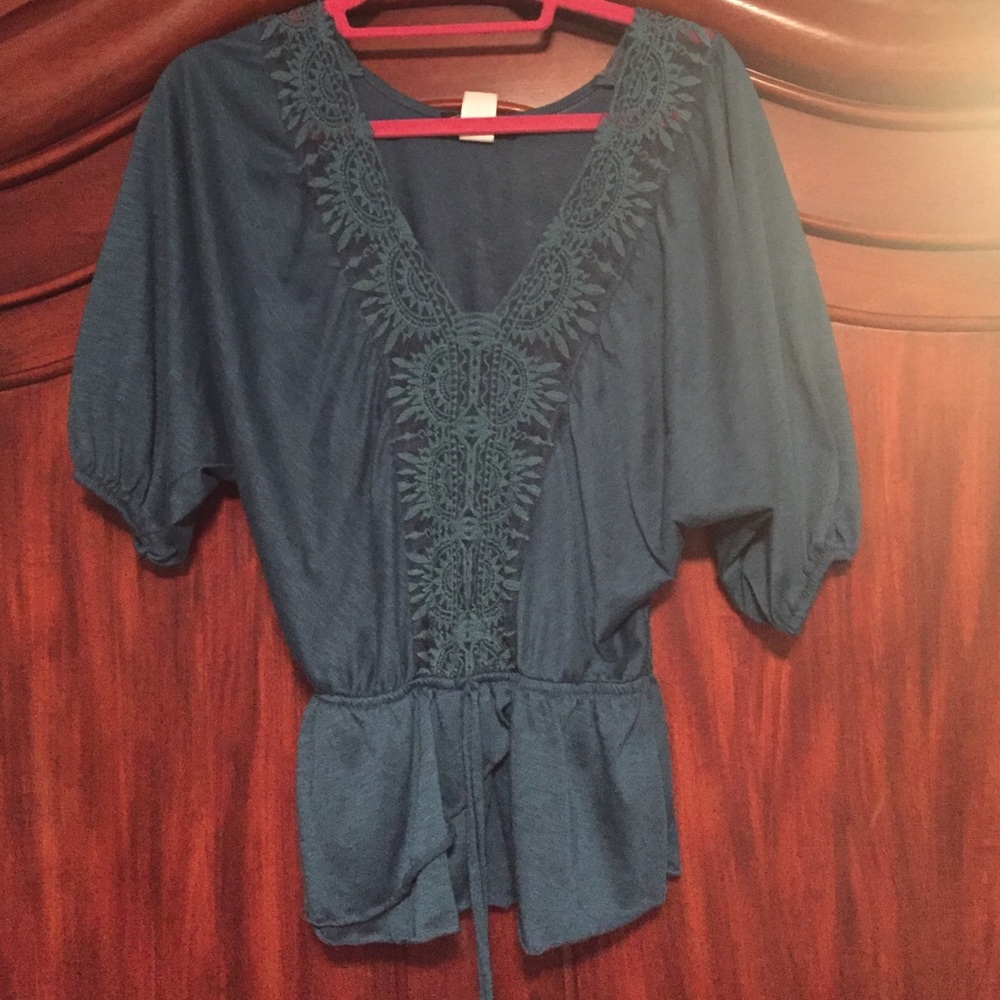 Navy blue top