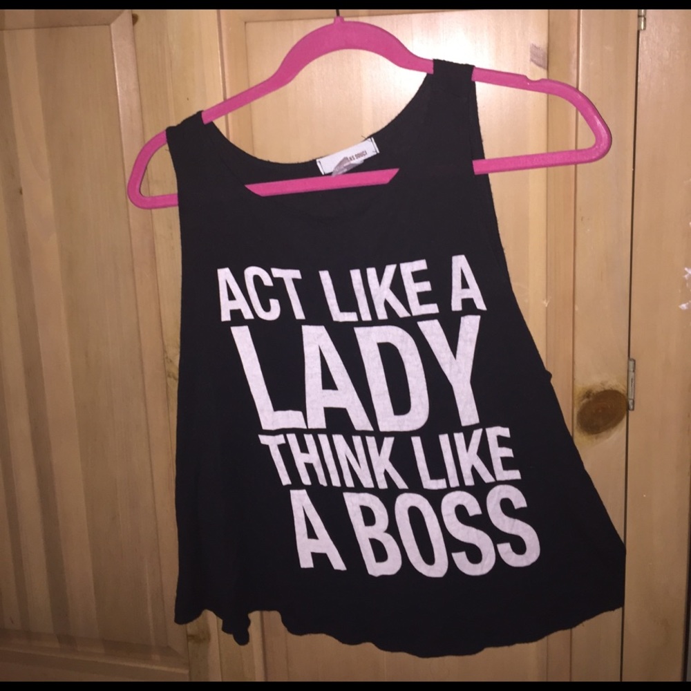 Act like a lady Tank