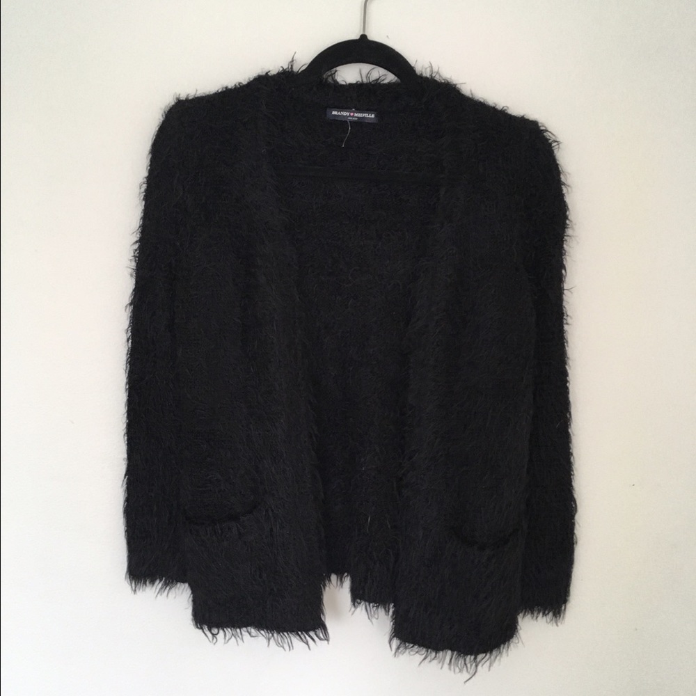 Brandy Melville Caitlyn Fur Cardigan